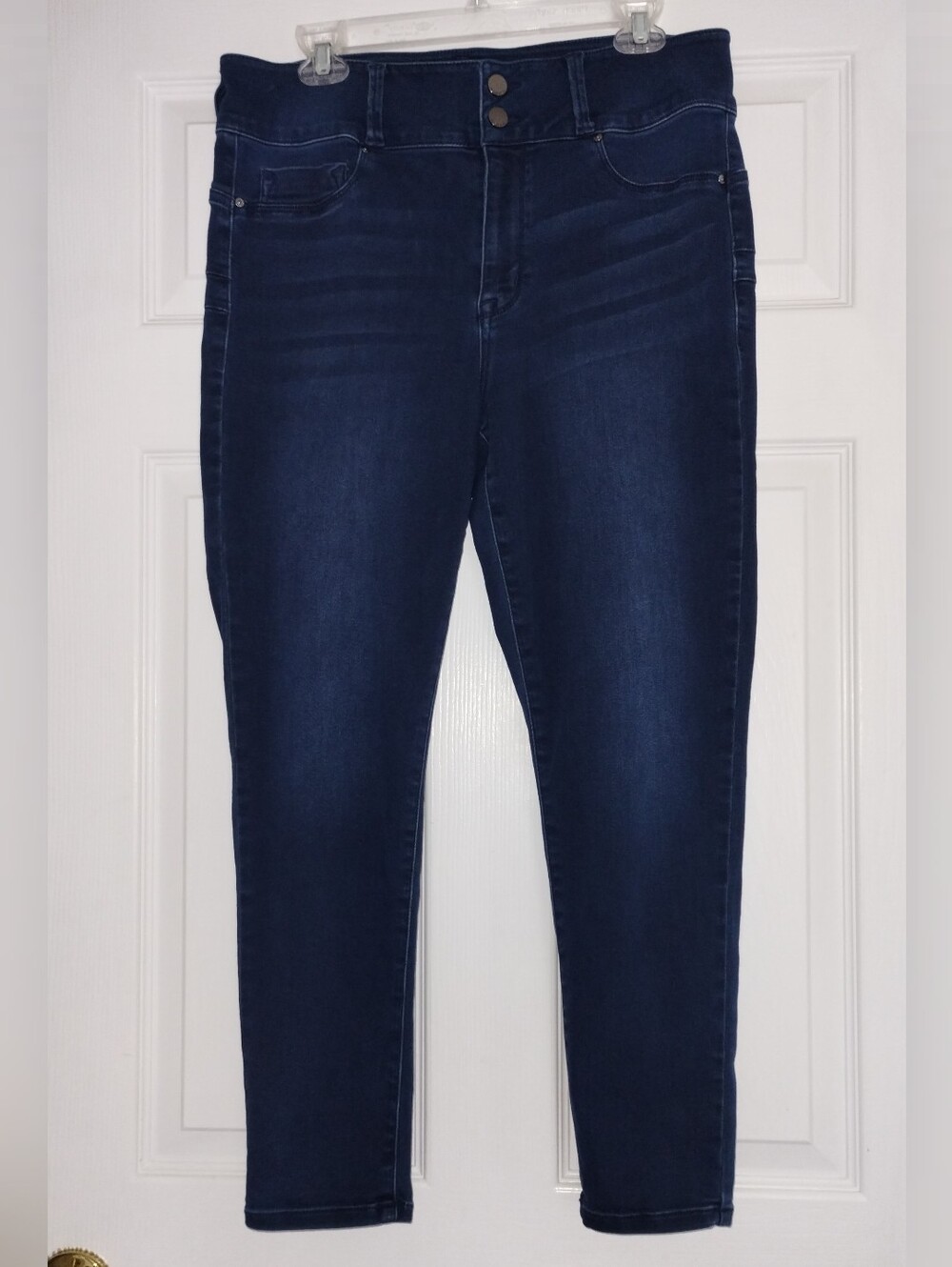Seven7 Dark Indigo High-Rise Jeggings